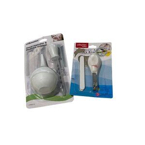 New Cribmates Nasal Aspirator & Playtex Baby Nail Care Set Bundle For Infant Hea